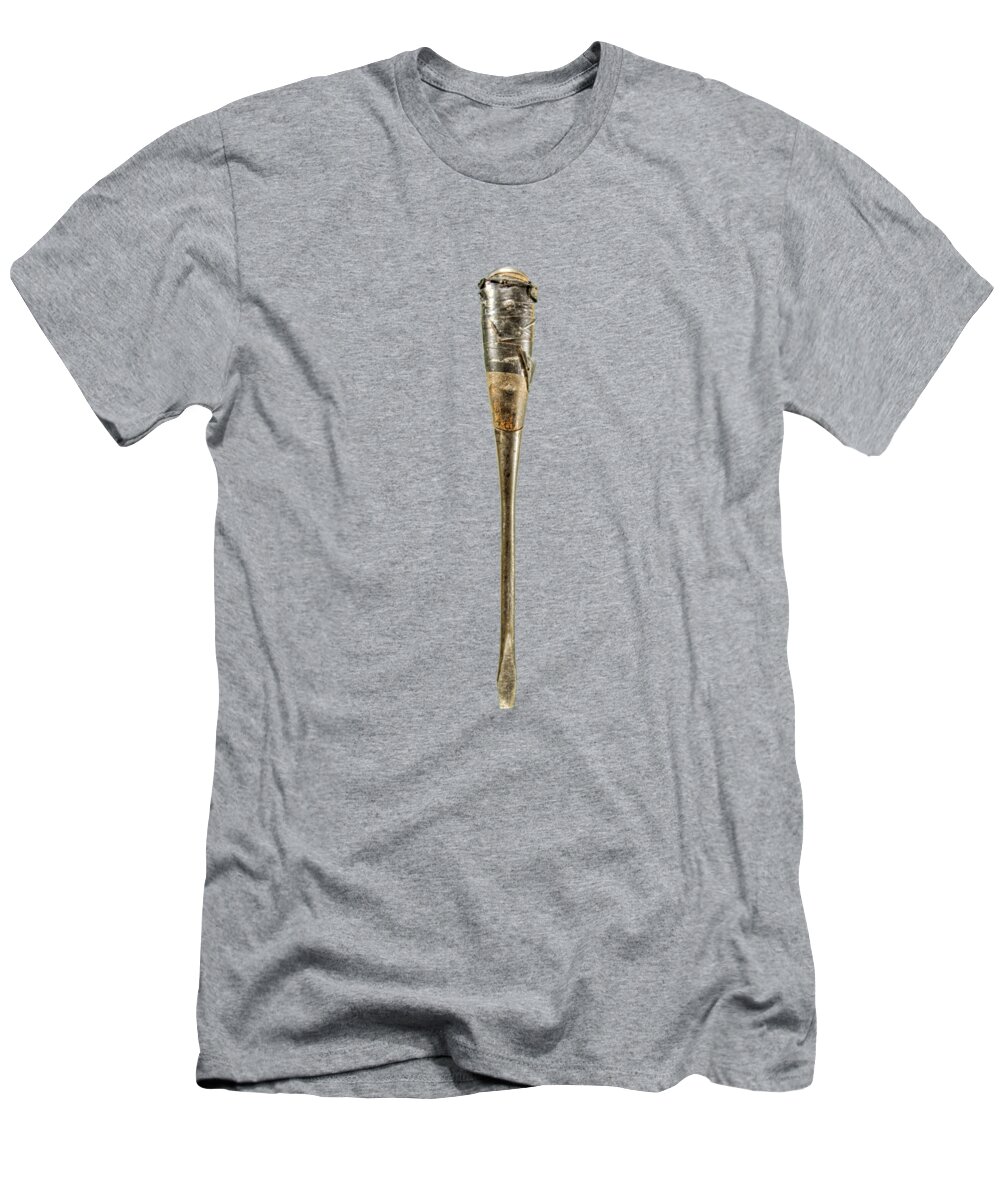 Antique T-Shirt featuring the photograph Screwdriver With Tape Handle by YoPedro