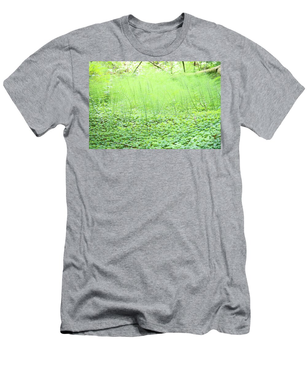 Clovers T-Shirt featuring the photograph Sea of Green by Shoal Hollingsworth