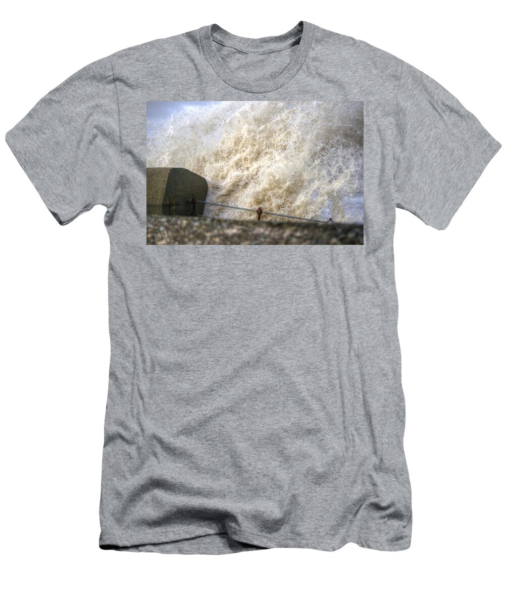 Sea T-Shirt featuring the photograph Sea Spray by Spikey Mouse Photography