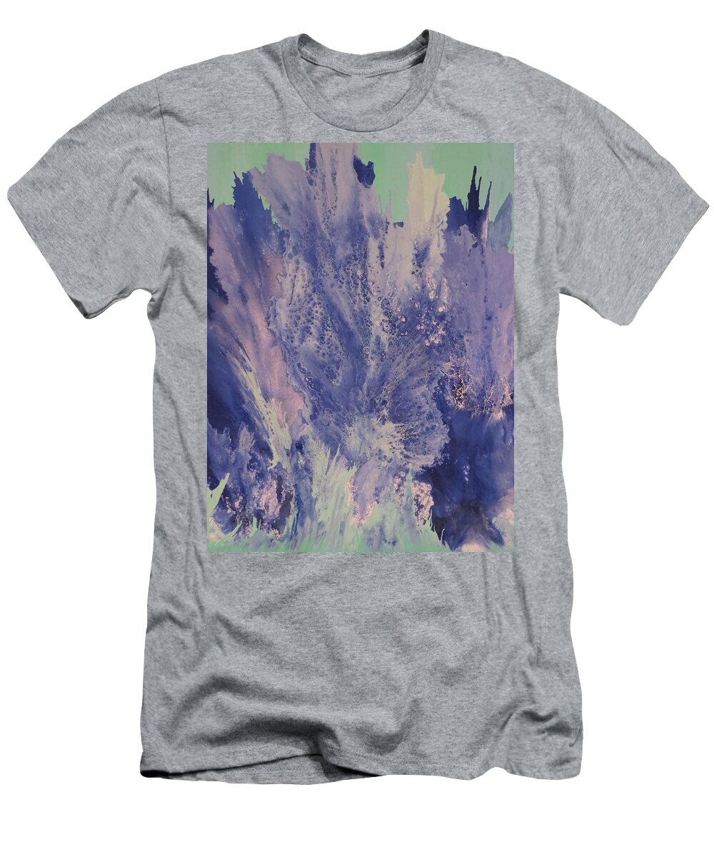 Abstract T-Shirt featuring the painting Serendipity by Soraya Silvestri