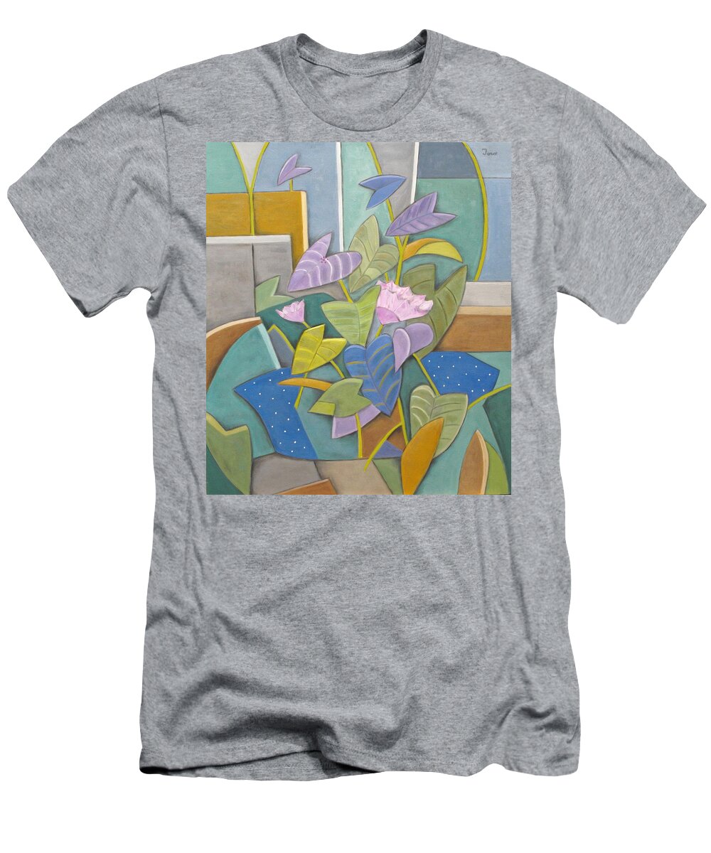 Still Life T-Shirt featuring the painting Serendipity by Trish Toro