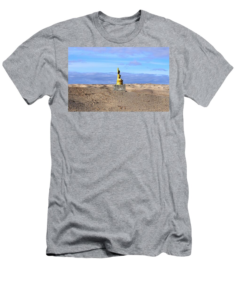 Khamar Energy Center T-Shirt featuring the photograph Serenity by Diane Height