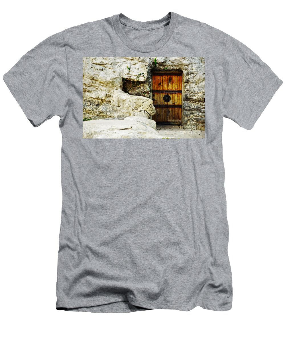Door T-Shirt featuring the photograph Set in Stone by Merle Grenz