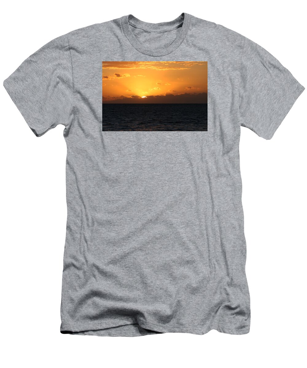 Sun T-Shirt featuring the photograph Seven Mile Sunrise by Steve Parr