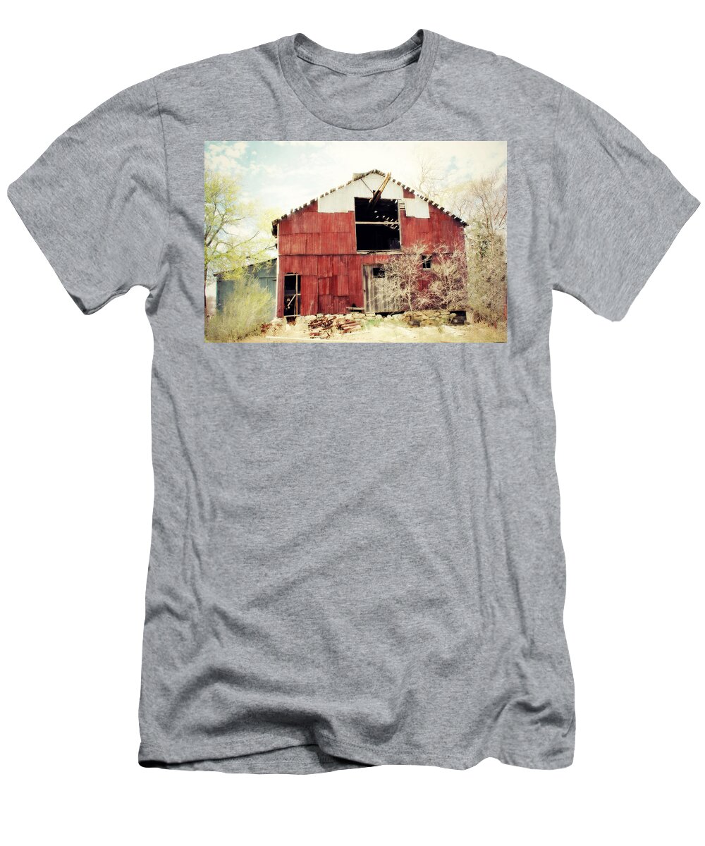 Barn T-Shirt featuring the photograph Shabby by Julie Hamilton