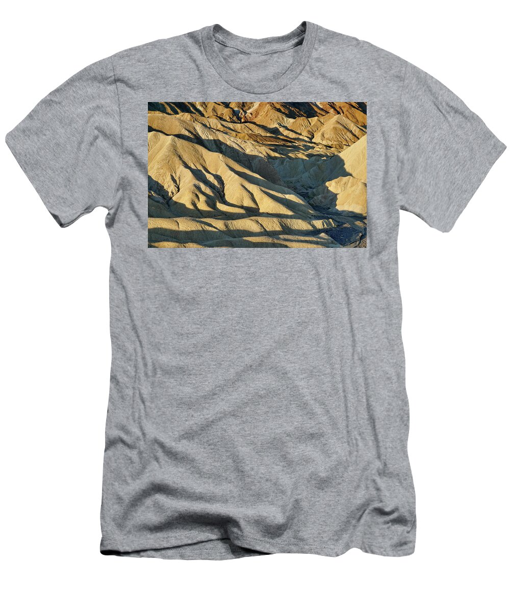 Death Valley National Park T-Shirt featuring the photograph Shadow Delight by Leda Robertson