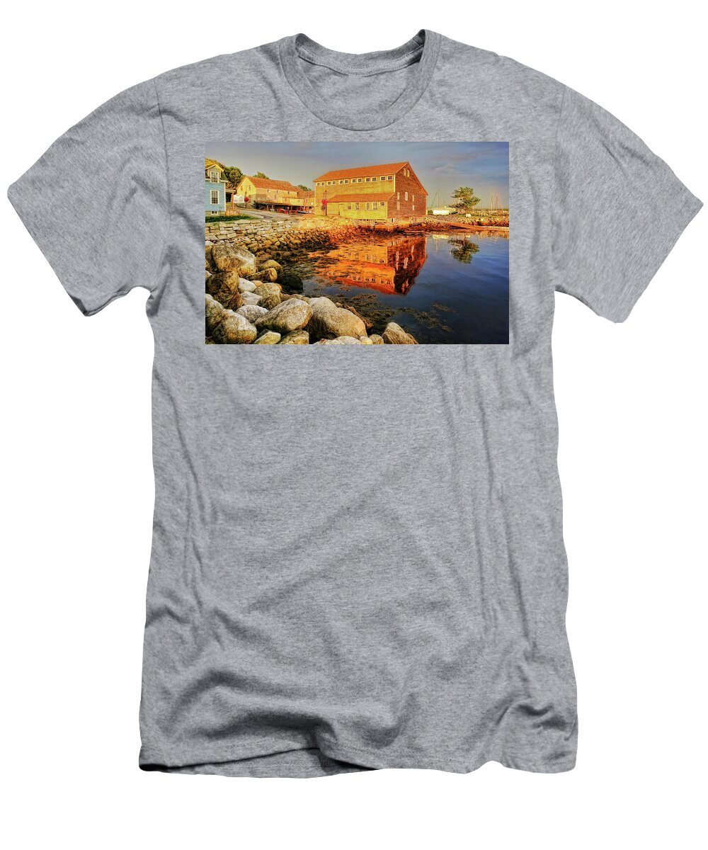 Shelburne T-Shirt featuring the photograph Shelburne, Nova Scotia by Tatiana Travelways
