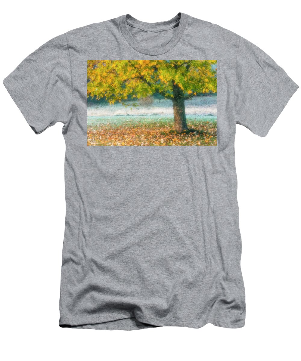 Vermont T-Shirt featuring the photograph Showing off by Usha Peddamatham