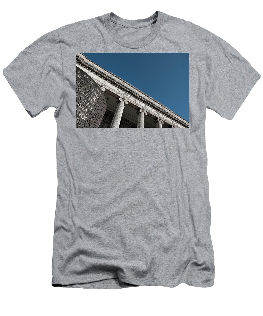 Art Center T-Shirt featuring the photograph Sidney and Berne Davis Art Center - Ft. Myers, Florida by Mitch Spence