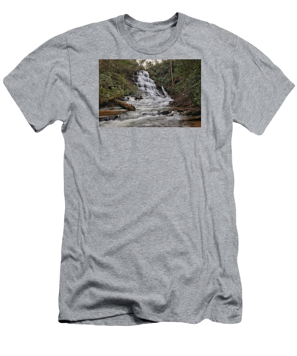Sids Falls T-Shirt featuring the photograph Sids Falls by Chris Berrier