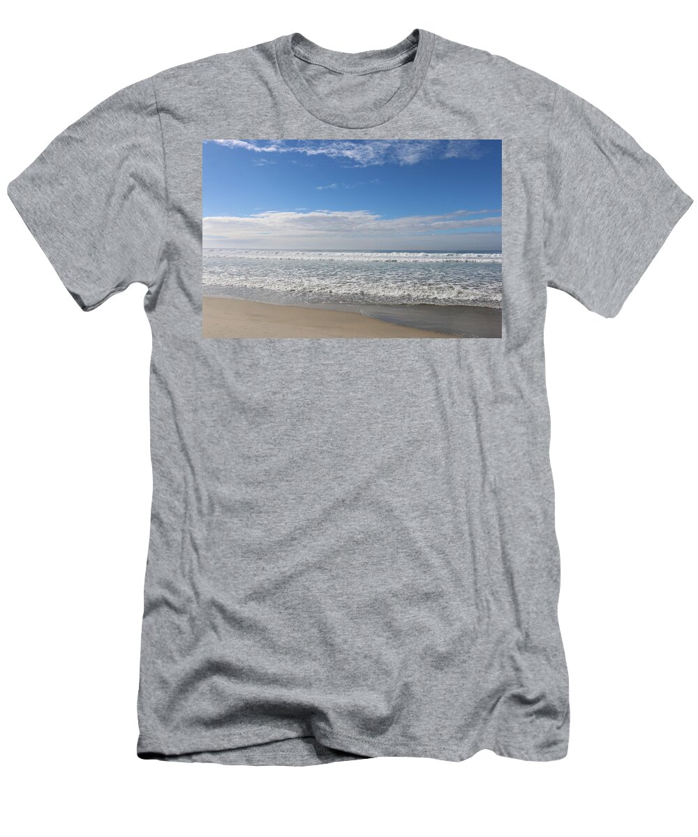 Ocean T-Shirt featuring the photograph Silver Strand State Beach by Christy Pooschke