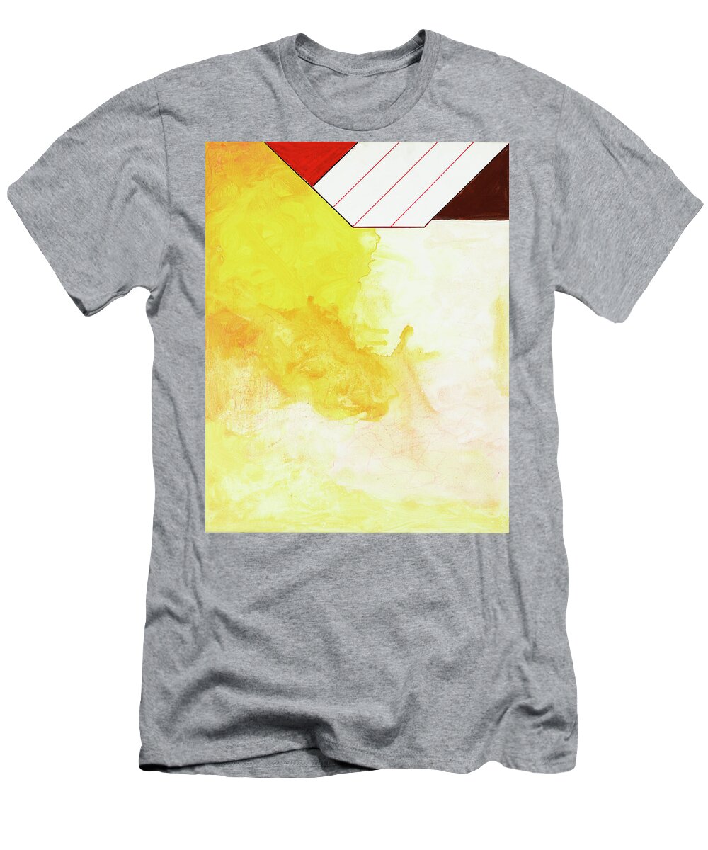 Abstract T-Shirt featuring the painting Sinfonia un bel giorno - Part 1 by Willy Wiedmann