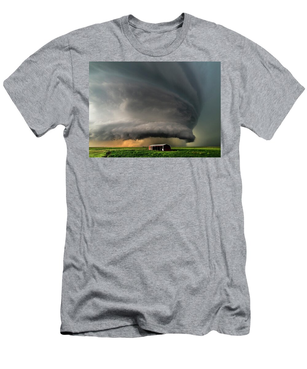 Landscape T-Shirt featuring the photograph Sky Eater by Brandon Sullivan