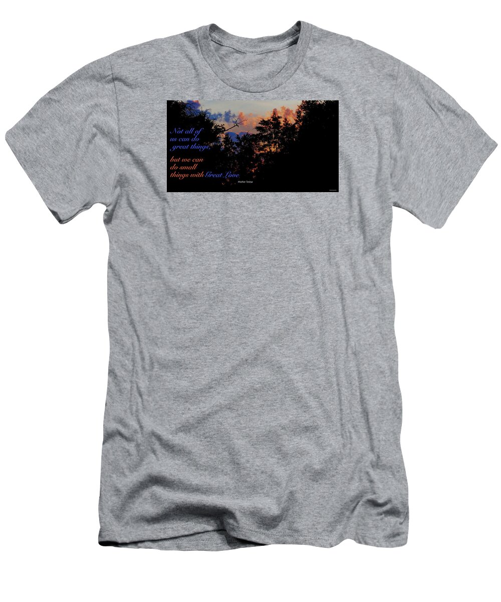  T-Shirt featuring the photograph Small Counts by David Norman