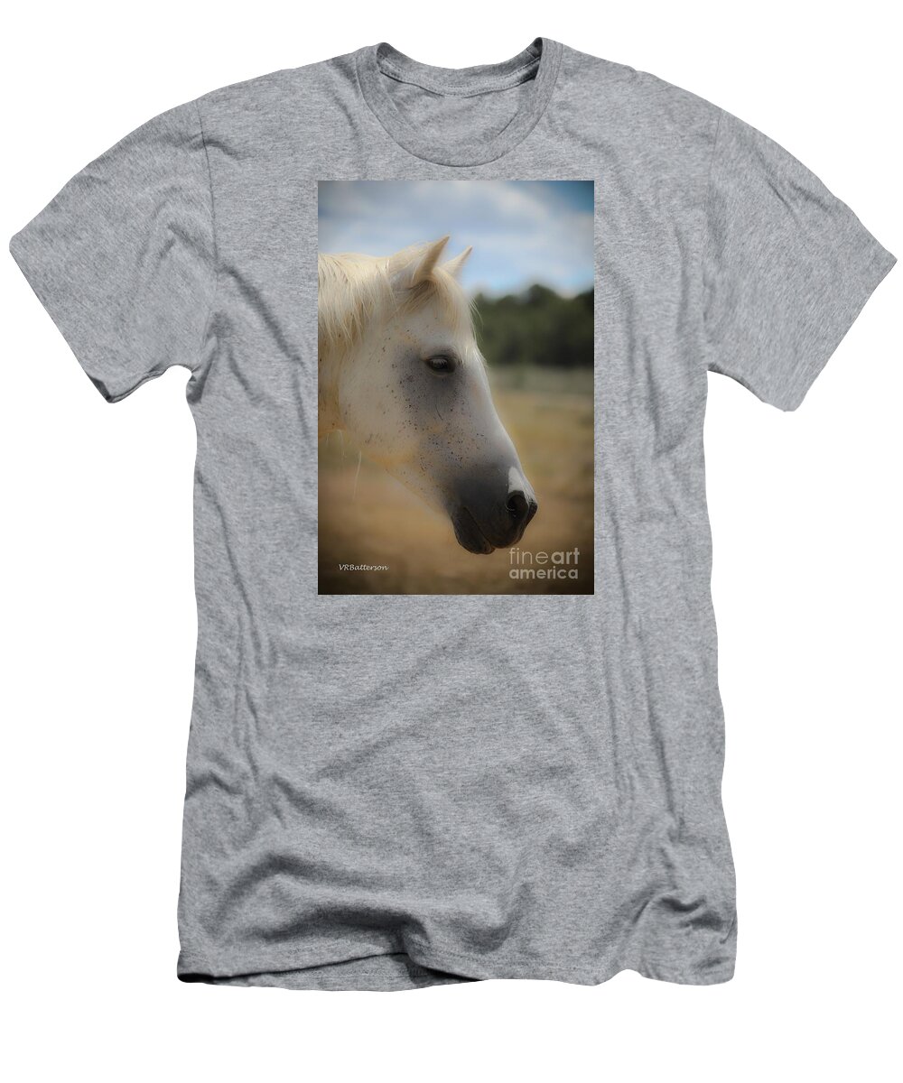 Horse T-Shirt featuring the photograph Soft Profile by Veronica Batterson