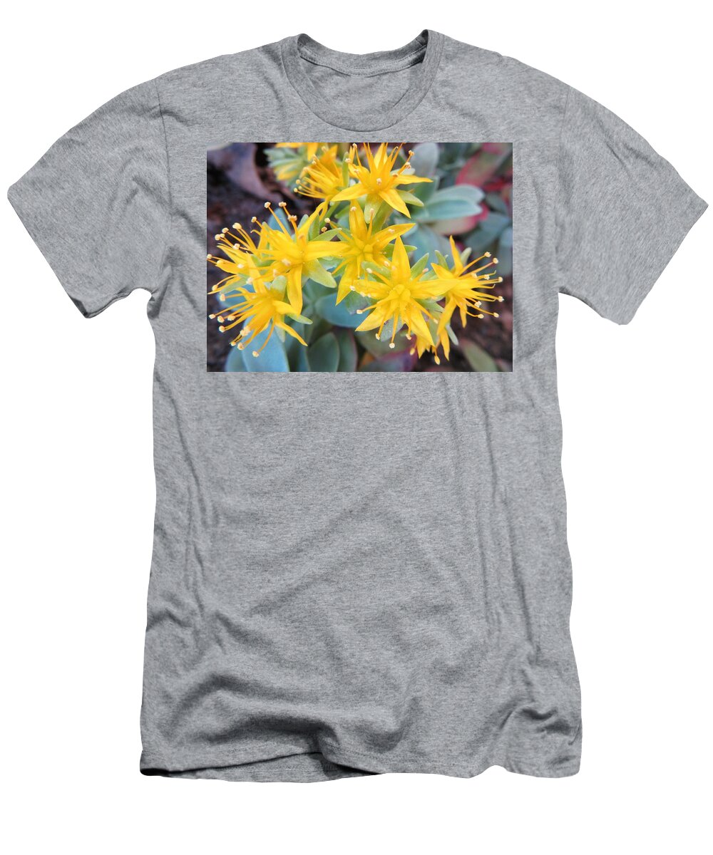 Flower T-Shirt featuring the photograph Something Yellow by Vesna Martinjak