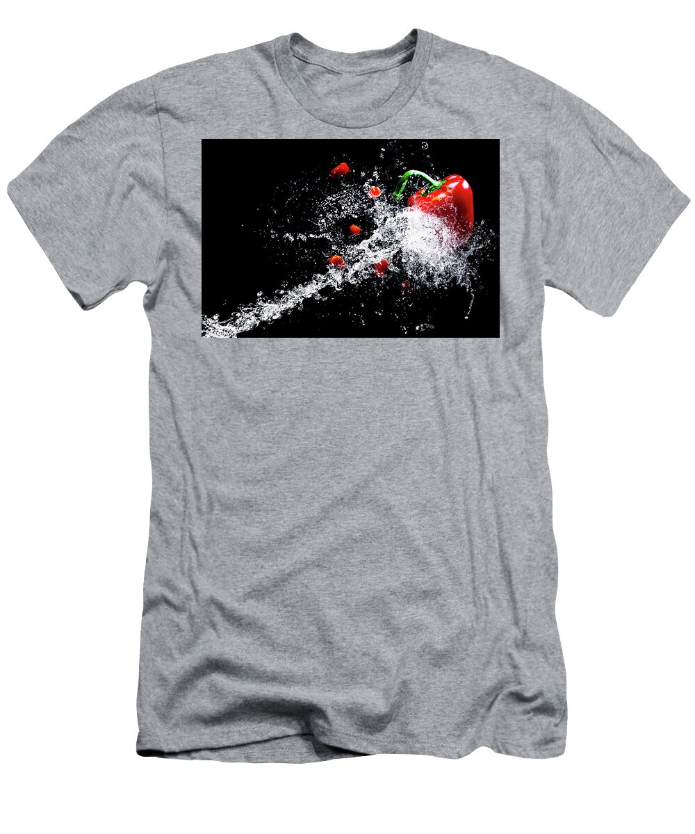 Watersplashes T-Shirt featuring the photograph Speed by Christine Sponchia