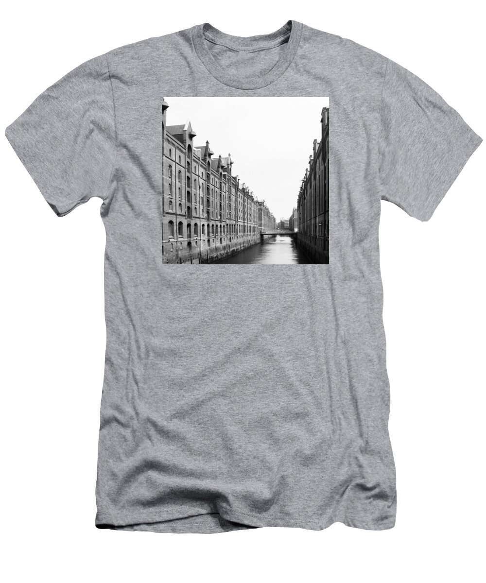  T-Shirt featuring the photograph Speicherstadt Hamburg Germany by S Giljan
