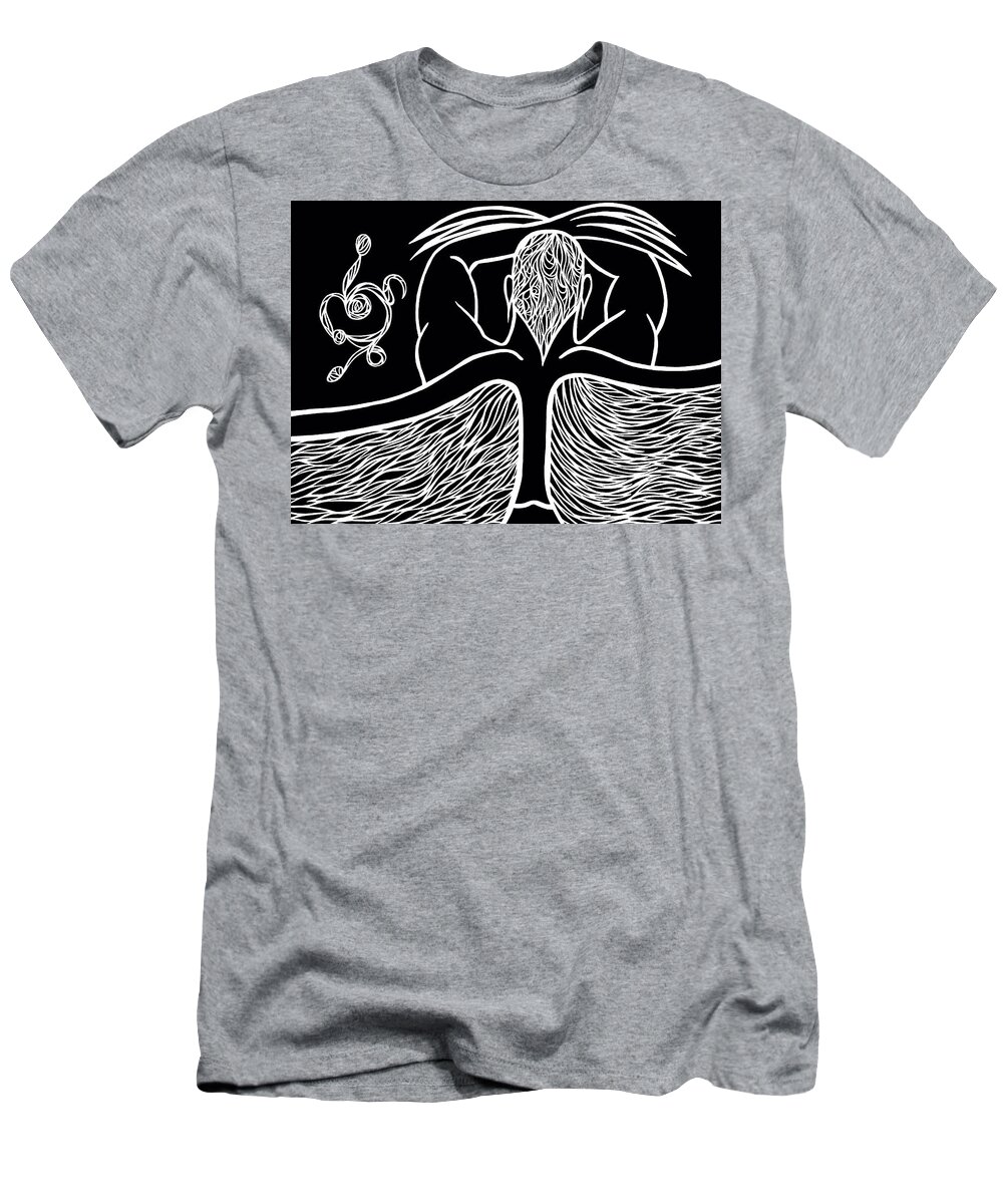 Jamie Lynn Gabrich T-Shirt featuring the digital art Spirit II by JamieLynn Warber