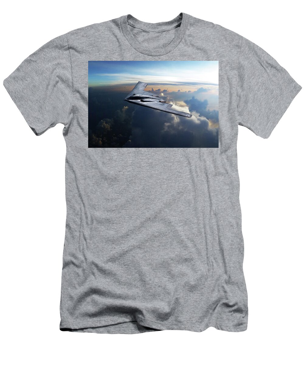 B-2 Bomber T-Shirt featuring the digital art Spirit Of Ohio by Airpower Art