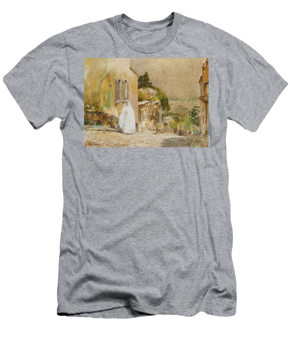 Spring Morning T-Shirt featuring the painting Spring Morning at Montmartre by Childe Hassam
