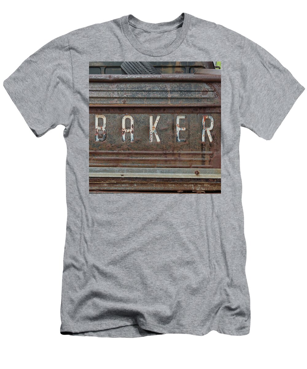 Americana T-Shirt featuring the photograph Square Baker Studebaker by Bert Peake