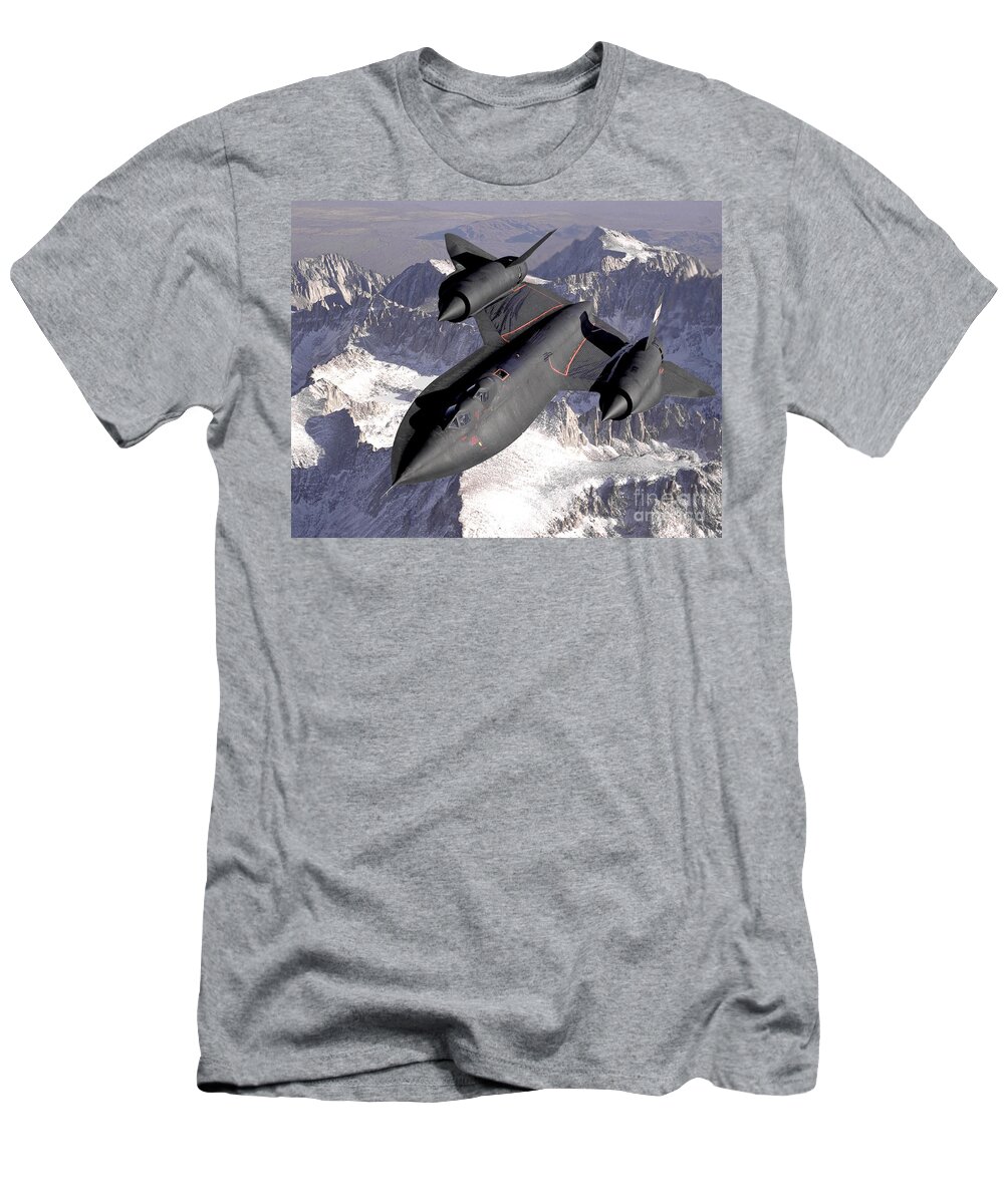 Science T-Shirt featuring the photograph SR-71 Blackbird 1990s by NASA Science Source