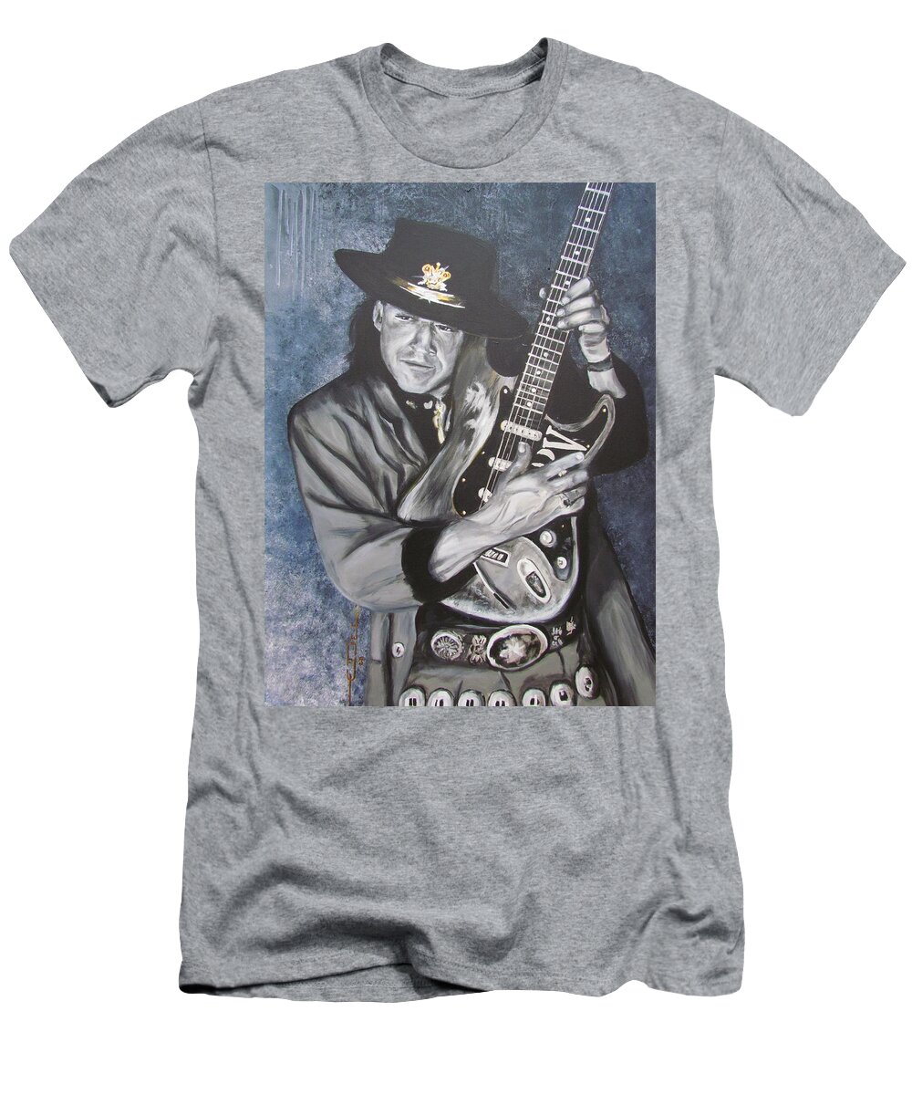 Eric Clapton Stevie Ray Vaughan Tシャツ SRV - Stevie Ray Vaughan T-Shirt by Eric Dee - Eric Dee