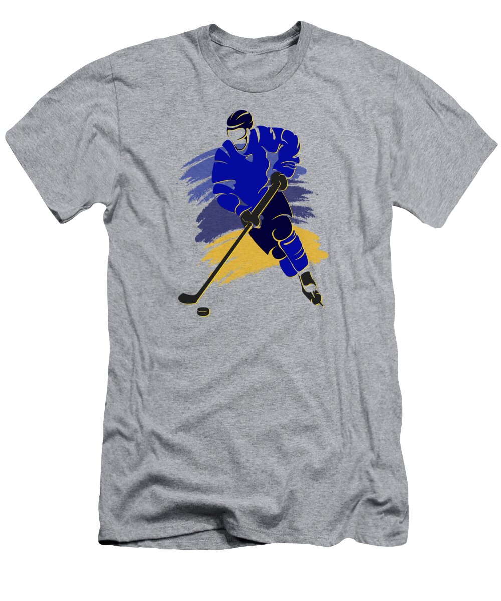St Louis Blues Player Shirt T-Shirt by Joe Hamilton - Fine Art America