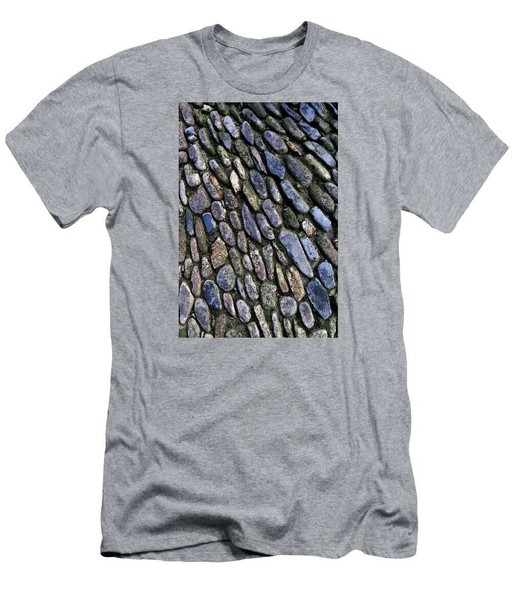 Pebbles T-Shirt featuring the digital art St Michael's Path by Julian Perry
