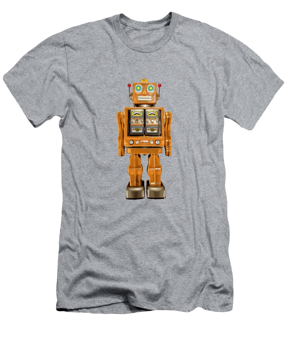 Classic T-Shirt featuring the photograph Star Strider Robot Orange by YoPedro