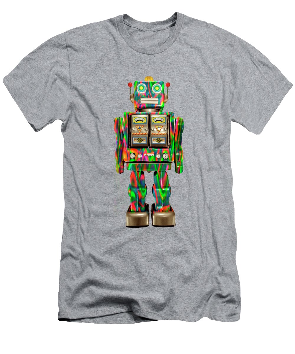 Art T-Shirt featuring the photograph Star Strider Robot Psyc by YoPedro