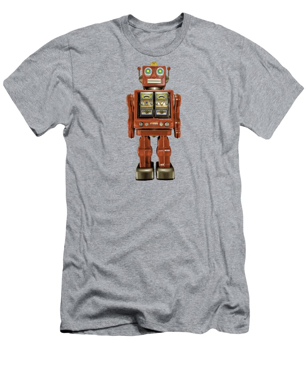 Classic T-Shirt featuring the photograph Star Strider Robot Red by YoPedro