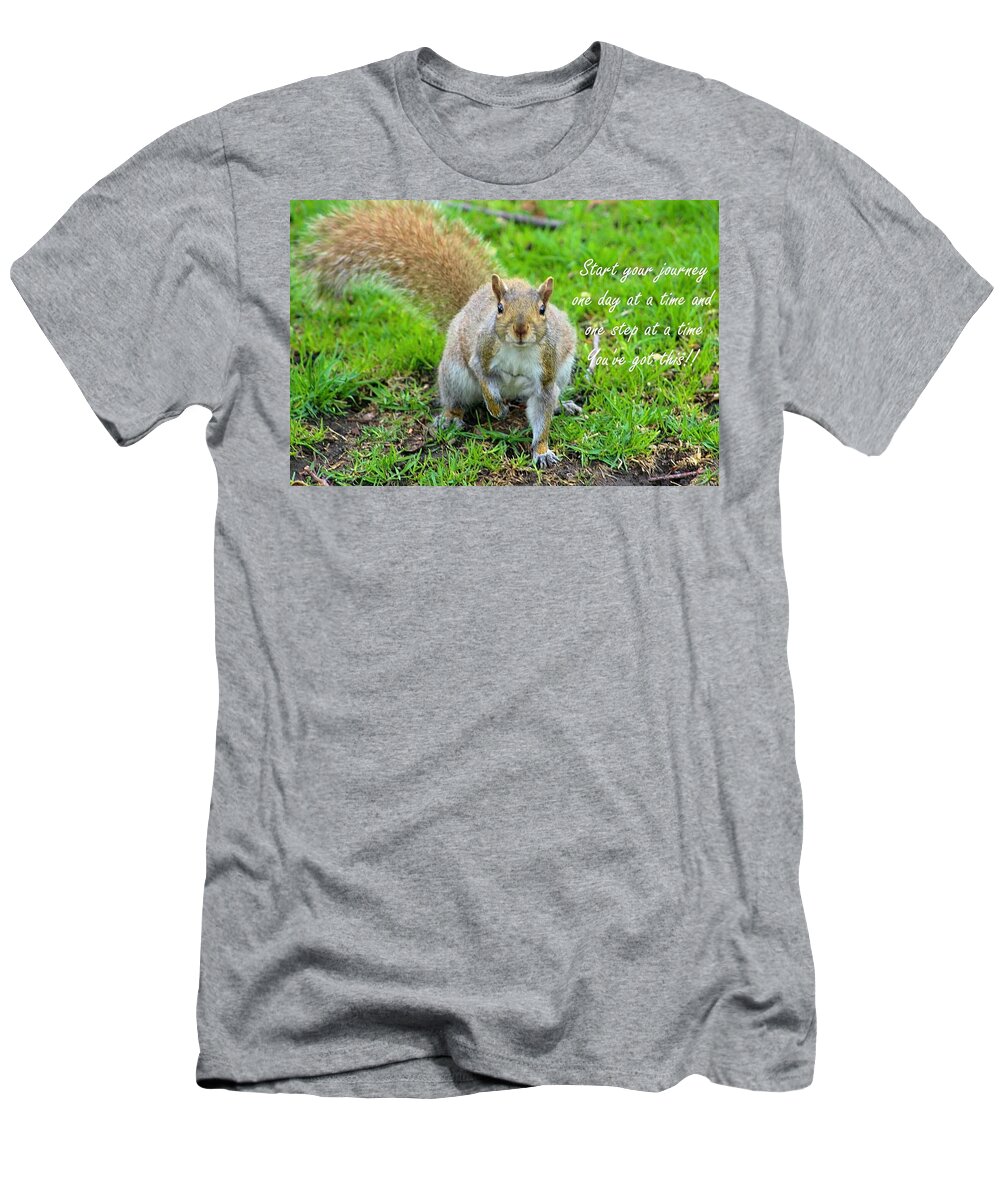  T-Shirt featuring the photograph Start your journey by Deanna Culver