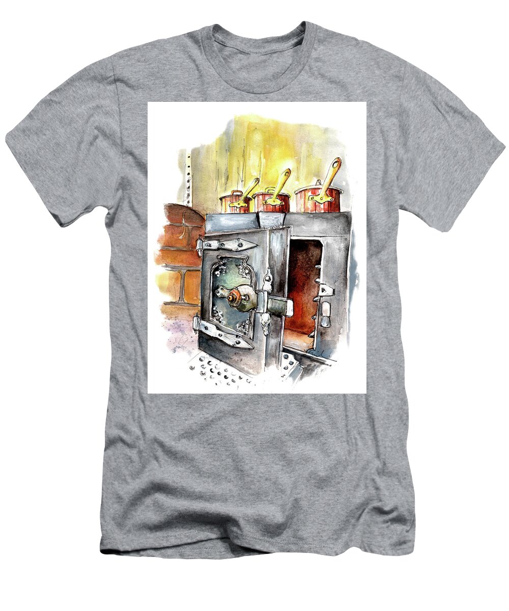 Travel T-Shirt featuring the painting Still Life In Wensleydale Creamery 02 by Miki De Goodaboom
