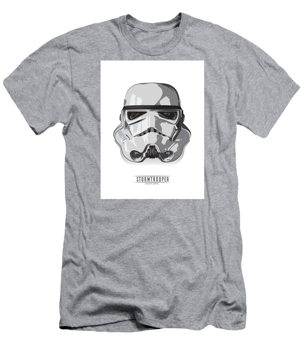 Star Wars T-Shirt featuring the digital art Stormtrooper by Kc Cowan