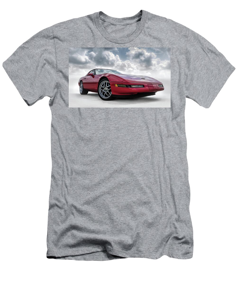 Corvette T-Shirt featuring the digital art Stormy Forecast by Douglas Pittman