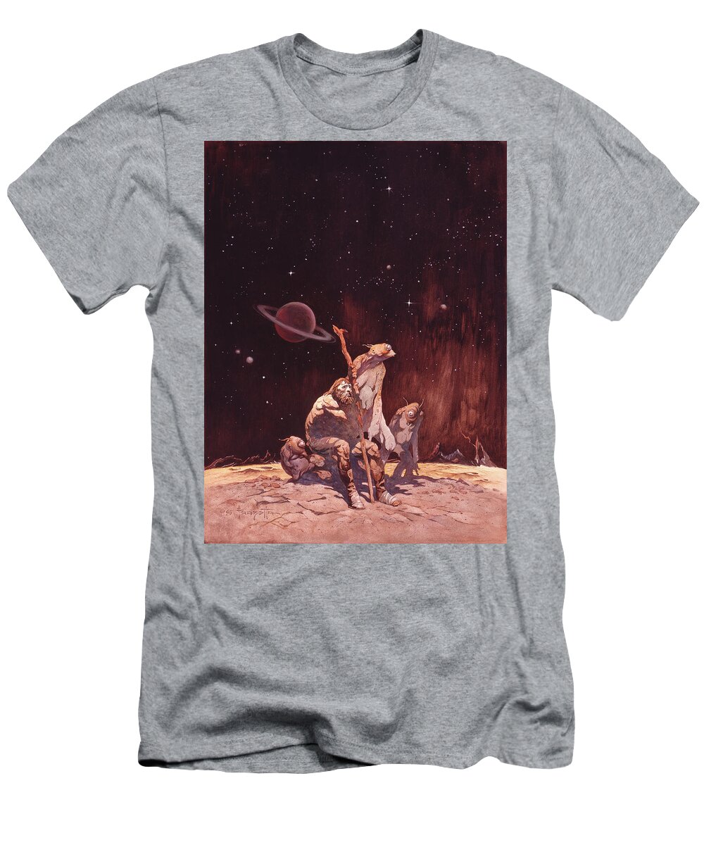 T-Shirt by Frank Frazetta - Pixels