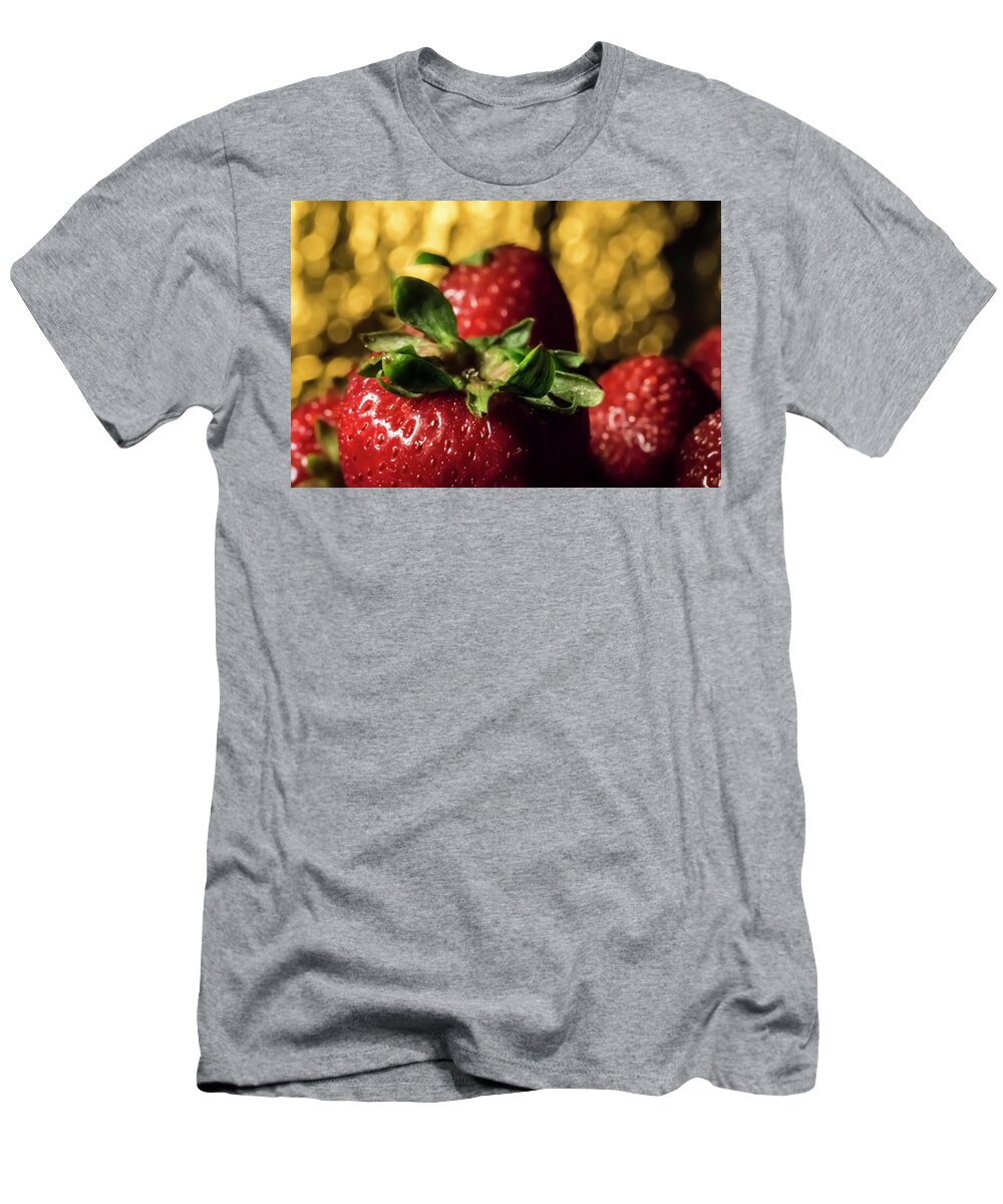 Strawberry T-Shirt featuring the photograph Strawberry Still Life by Sven Brogren