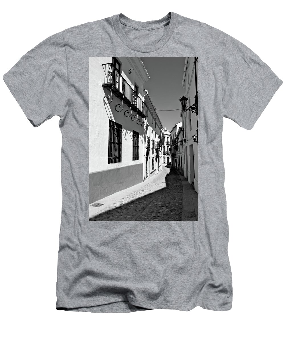 Ronda T-Shirt featuring the photograph Street in Ronda by Rebekah Zivicki