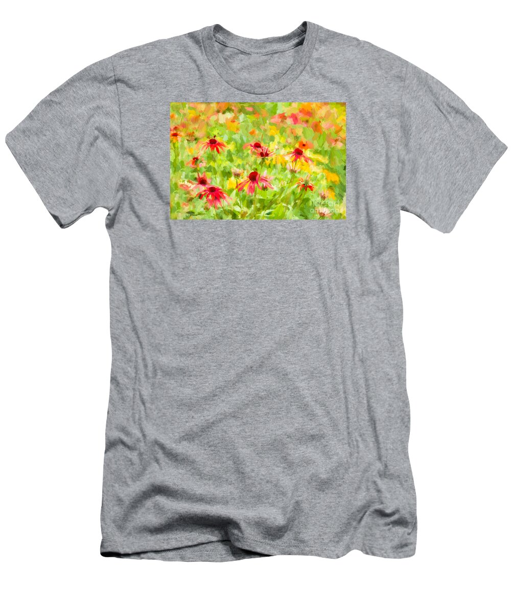 Gardens T-Shirt featuring the photograph Summer Day by Marilyn Cornwell