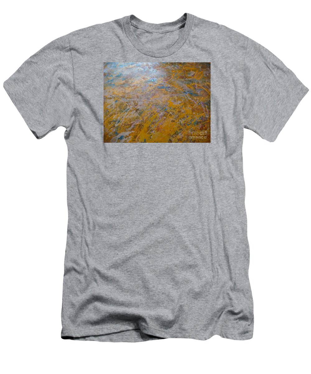Summer T-Shirt featuring the painting Summer Time by Fereshteh Stoecklein