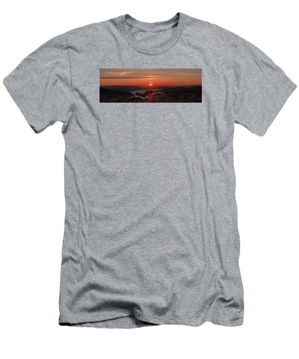 Sunrise T-Shirt featuring the photograph Sunrise on Mount Clay by White Mountain Images