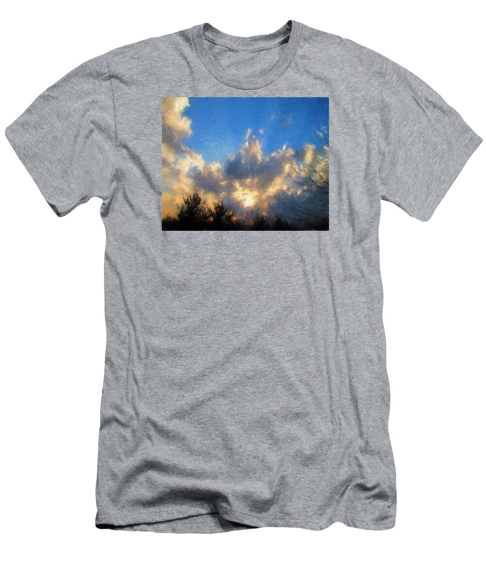 Sky T-Shirt featuring the photograph Sunset by John Freidenberg
