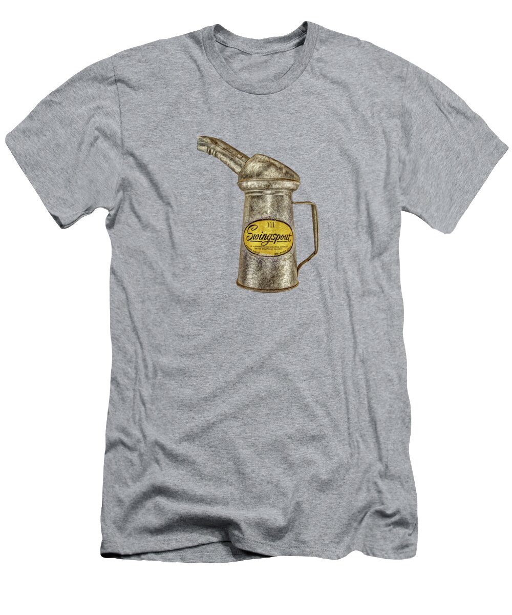 Can T-Shirt featuring the photograph Swingspout Oil Canister by YoPedro