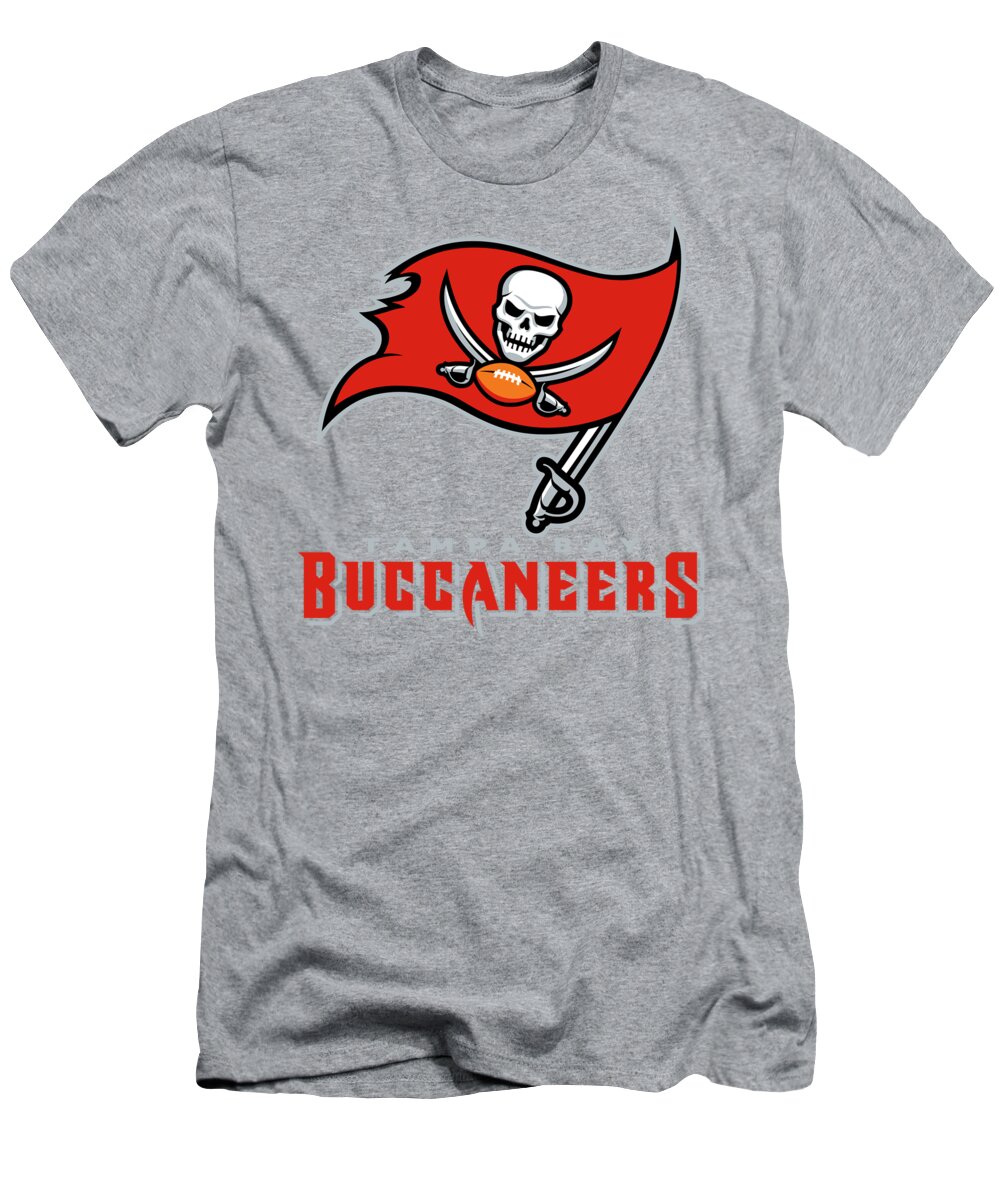 Tampa Bay Buccaneers on an abraded steel texture T-Shirt