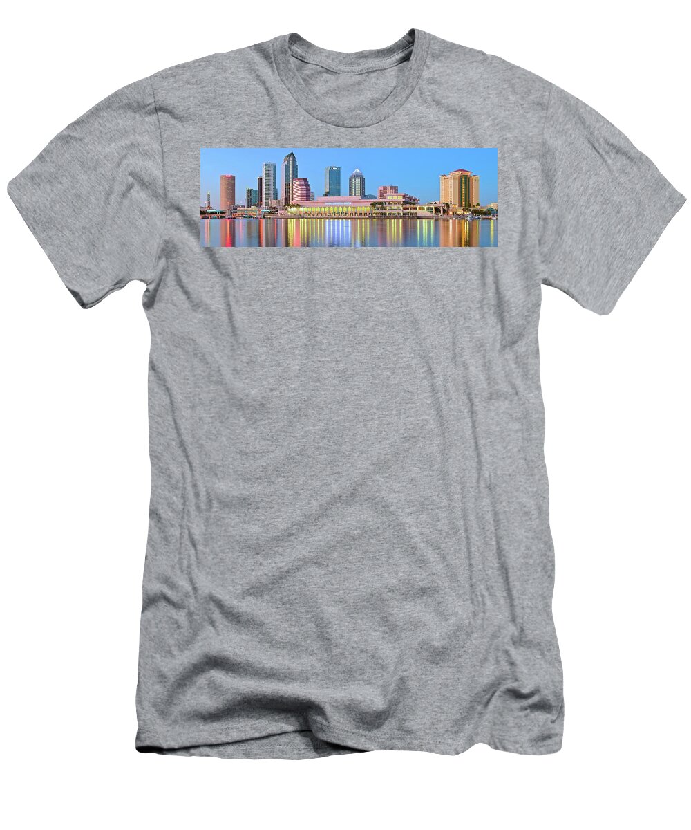 Tampa T-Shirt featuring the photograph Tampa Stretch 2016 by Frozen in Time Fine Art Photography