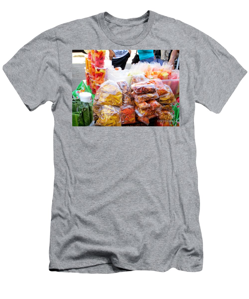 Tapachula T-Shirt featuring the photograph Tapachula Market 1 by Randall Weidner