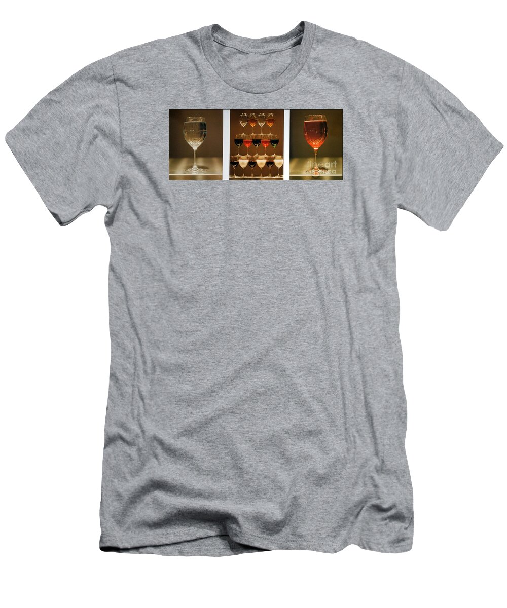  T-Shirt featuring the photograph Tears and Wine by James Lanigan Thompson MFA