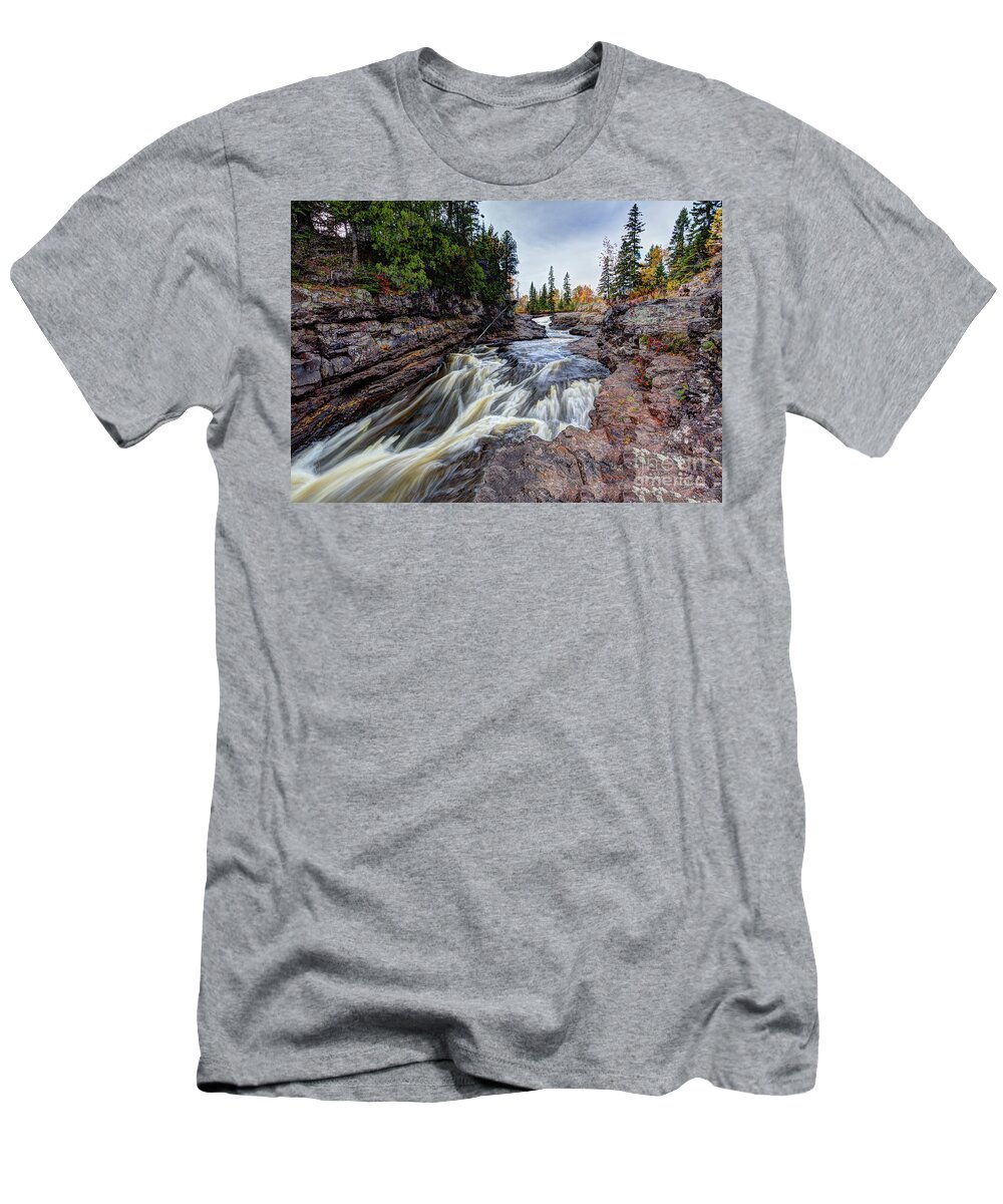 Temperance River State Park T-Shirt featuring the photograph Temperance River State Park by Wayne Moran